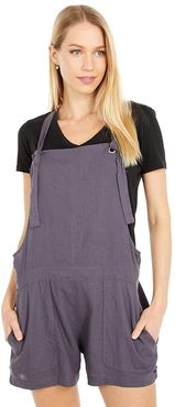 Bronte Beach Overalls (Thunder Grey) Women's Jumpsuit & Rompers One Piece