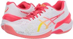Sky Elite FF (White/Laser Pink) Women's Volleyball Shoes