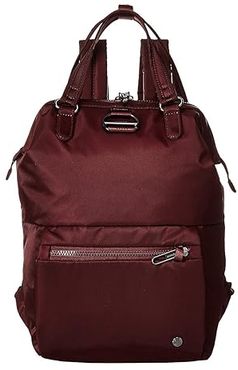 Citysafe CX Anti-Theft Mini Backpack (Merlot) Backpack Bags