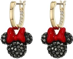 Minnie Hoop Pierced Earrings (Black) Earring