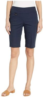 Jupiter Cotton Stretch Bermuda Shorts (Marine Blue) Women's Shorts