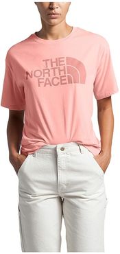 Half Dome Short Sleeve Tri-Blend Tee (Impatiens Pink Heather) Women's Clothing