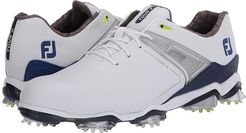 Tour X (White/Navy/Lime Trim) Men's Golf Shoes