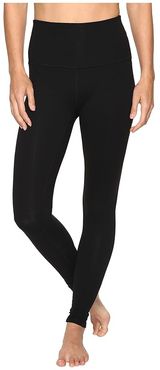 High Waisted Long Leggings (Jet Black) Women's Casual Pants