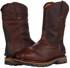 True Grit Pull-On Composite Safety Toe Waterproof Internal Met Guard (Brown Autumn Backtrack) Men's Boots