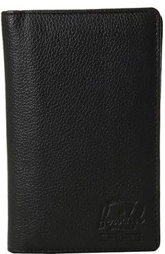 Search Leather RFID (Black Pebbled Leather) Wallet Handbags