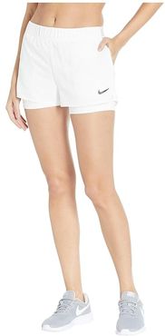 Flex Shorts (White/Black) Women's Shorts