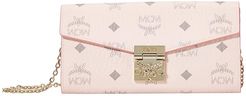 Patricia Visetos Flap Wallet/Two-Fold Large (Powder Pink) Bags