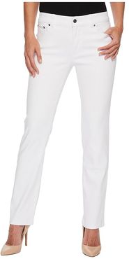 Premier Straight Jeans (White) Women's Jeans