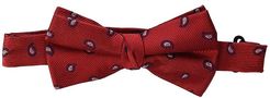 Paisley Bow Tie (Big Kids) (Red) Ties