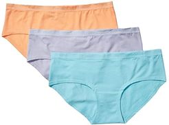 Four-Way Stretch Hipster 3-Pack (Necture/Twilight/Clear Blue) Women's Underwear