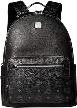 40 Stark Visetos Leather Mix Backpack (Black) Backpack Bags
