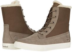 Skyla Bay Fleece Fold-Down (Olive Nubuck) Women's Shoes