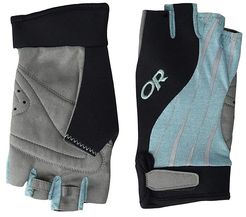 Upsurge Fingerless Paddle Gloves (Black/Seaglass) Extreme Cold Weather Gloves