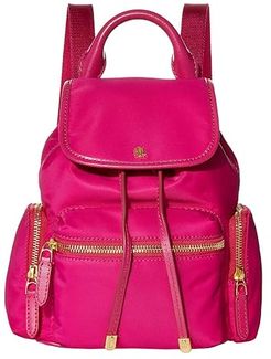 Keely 17 Soft Nylon Backpack Small (Deep Fuchsia) Backpack Bags
