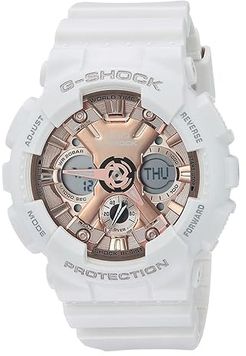 GMA-S120MF-7A2CR (White/Pink/Gold) Watches