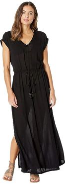 Noveau Dress Cover-Up (Black) Women's Swimwear