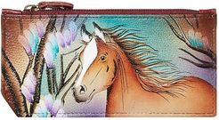RFID Blocking Card Case With Coin Pouch 1140 (Free Spirit) Handbags