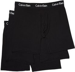 3-Pack Body Modal Boxer Brief (Black) Men's Underwear