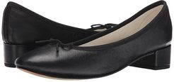 Camille (Black Nappa) Women's 1-2 inch heel Shoes