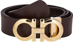 Reversible/Adjustable Belt - 675542 (Nero/Hickory) Men's Belts
