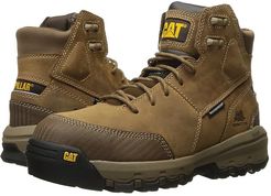 Device Waterproof Composite Safety Toe (Dark Beige) Men's Work Lace-up Boots