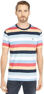 Multi-Stripe Tee (Dark Sapphire) Men's Clothing