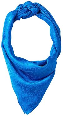 Wild Rags Silk Jacquard Scarf Bandana (Royal) Scarves