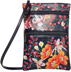 Mini Double Zip Travel Crossbody 448 (Moonlit Meadow) Cross Body Handbags