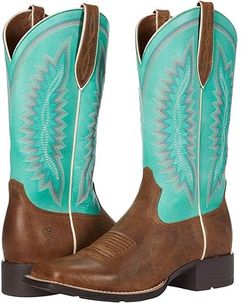 Quickdraw Legacy (Natural Crunch/Pool Blue) Cowboy Boots