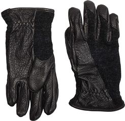 Merino Work Gloves (Black) Ski Gloves