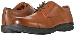 Melvin Street Cap Toe Oxford with KORE Slip Resistant Walking Comfort Technology (Tan) Men's Lace Up Wing Tip Shoes