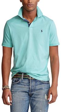 Big Tall Classic Fit Jersey Polo (Bayside Green) Men's Clothing