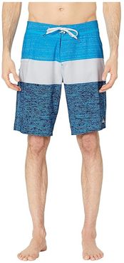 20 Everyday Blocked Vee 2.0 Boardshorts Swim Trunks (Malibu Blue) Men's Swimwear