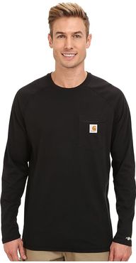 Force(r) Cotton Delmont Long-Sleeve T-Shirt (Black) Men's T Shirt