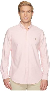 Classic Fit Oxford Shirt (Pink) Men's Clothing