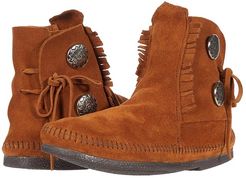Two-Button Boot (Brown Hardsole) Men's Boots