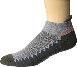 Silver (Mid Grey/Green Pepper) Crew Cut Socks Shoes