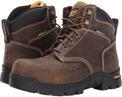 6 Waterproof Composite Toe CA1626 (Brown) Women's Work Lace-up Boots
