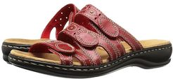 Leisa Cacti Q (Red Leather) Women's Sandals