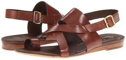 Gia by SARTO (Chocolate Leather) Women's Sandals