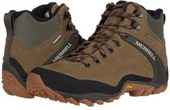 Chameleon 8 Leather Mid Waterproof (Olive) Men's Boots