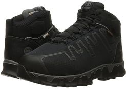Powertrain Alloy Toe Met Guard EH (Black Synthetic) Men's Work Lace-up Boots