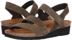 Kayla (Oily Olive Suede) Women's Sandals