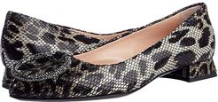 Ring Ornament Ballet (Leopard Snake) Women's Shoes