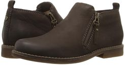 Mazin Cayto (Dark Brown Nubuck) Women's Zip Boots