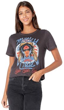 Motley Crue - Girls, Girls, Girls Linen Jersey Short Sleeve Tee (Vintage Black) Women's Clothing