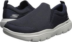 Go Walk Evolution Ultra - Impeccable (Navy/Gray) Men's Slip on  Shoes