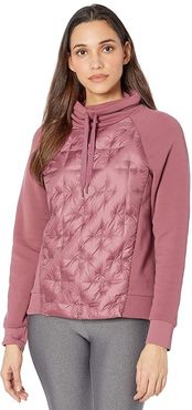 Hybrid Down Pullover (Dark Rouge) Women's Clothing