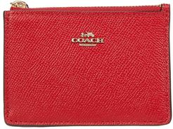 Box Program Crossgrain Mini ID Skinny (GD/Electric Red) Wallet Handbags